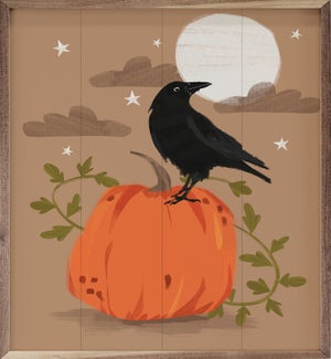Halloween Crow By Nina Blue